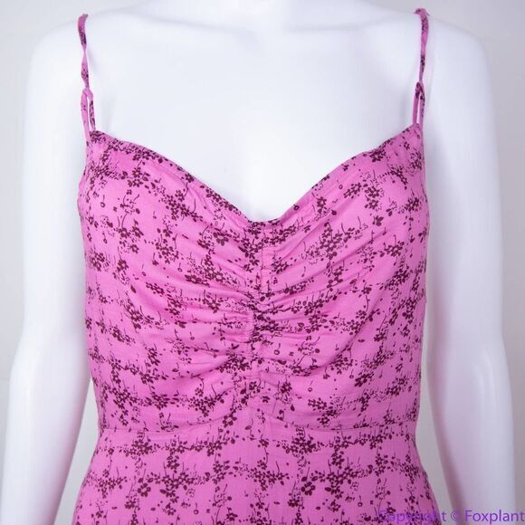 NEW Intimately Free People Caught Up Printed Slip Dress, Pink, Large - Picture 4 of 16